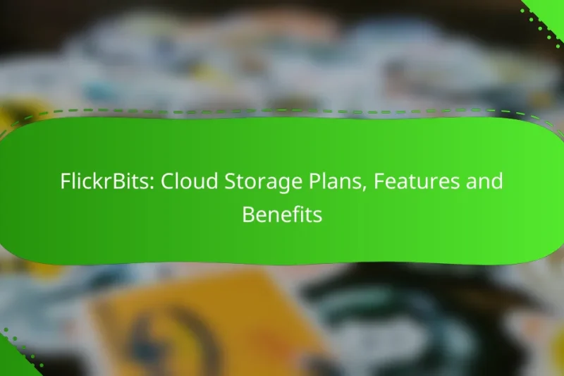 FlickrBits: Cloud Storage Plans, Features and Benefits