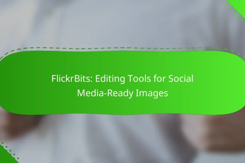 FlickrBits: Editing Tools for Social Media-Ready Images