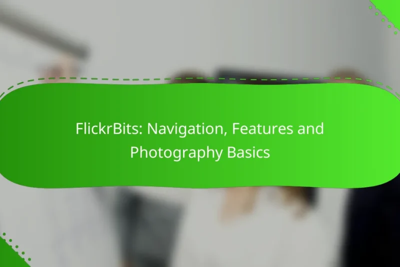 FlickrBits: Navigation, Features and Photography Basics