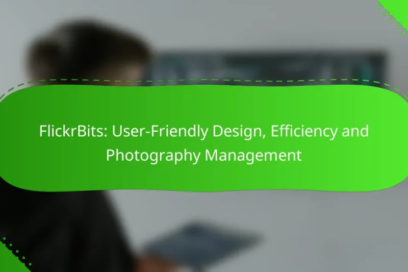 FlickrBits: User-Friendly Design, Efficiency and Photography Management