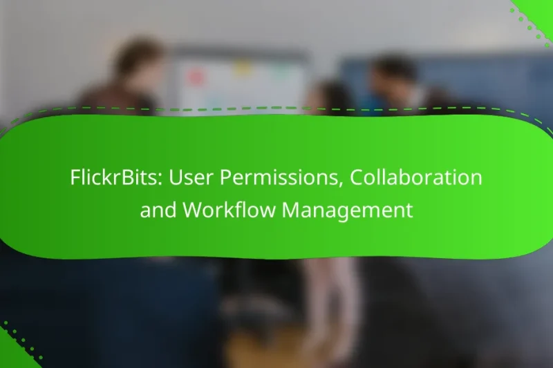 FlickrBits: User Permissions, Collaboration and Workflow Management